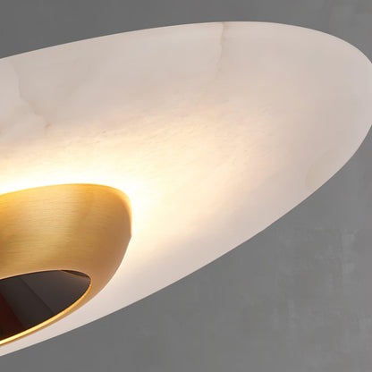 Marmeren Hanglamp met LED - Stijlvolle Verlichting Jelle