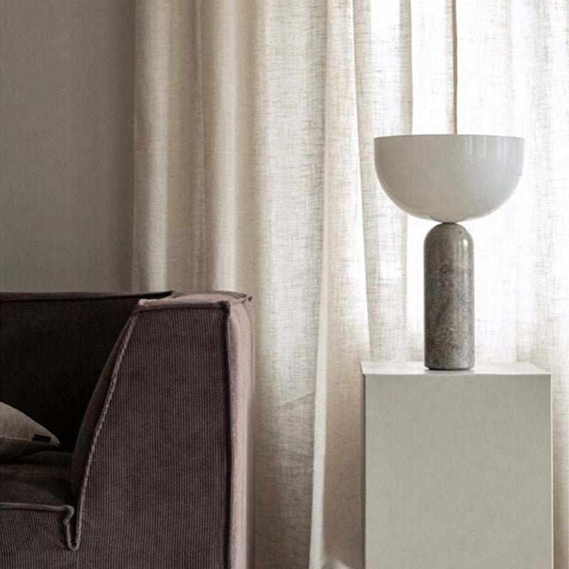 Marmeren Tafellamp met LED - Elegante Bas Verlichting