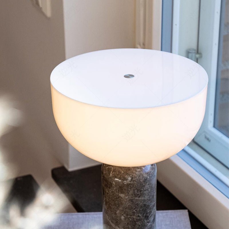 Marmeren Tafellamp met LED - Elegante Bas Verlichting
