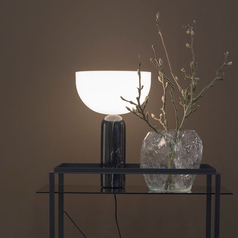Marmeren Tafellamp met LED - Elegante Bas Verlichting