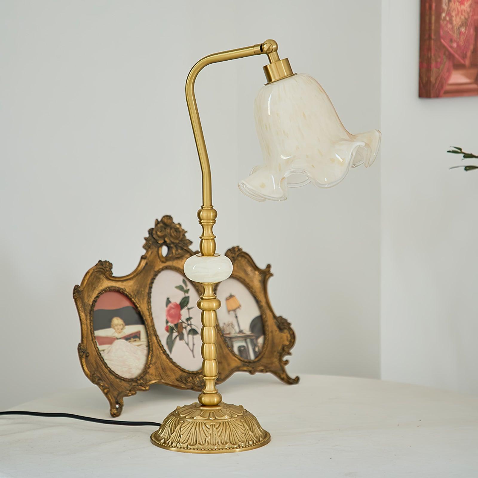Messing Tafelverlichting met Schakelaar - Christophe