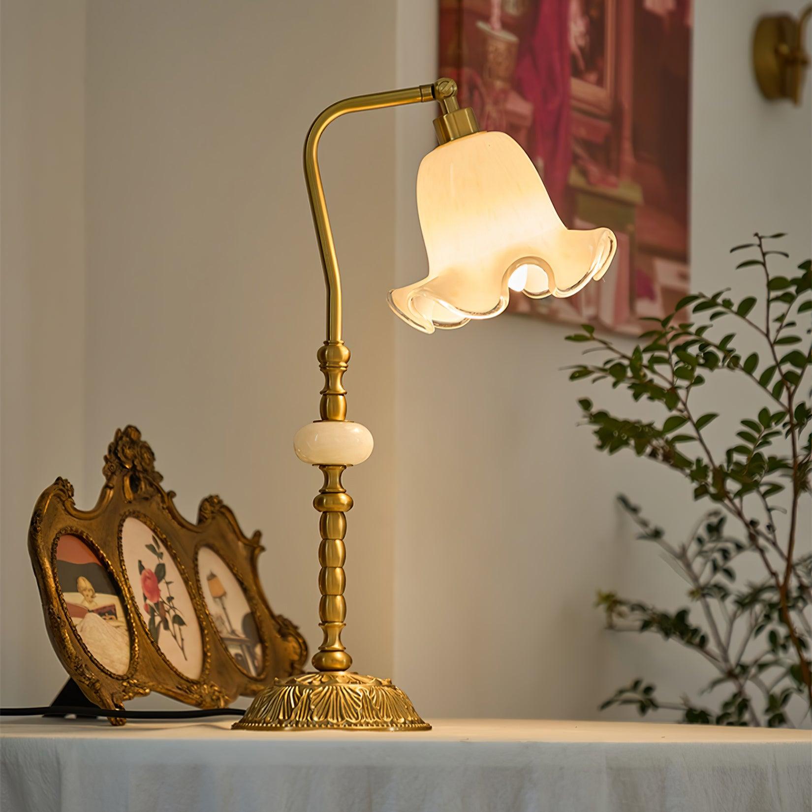 Messing Tafelverlichting met Schakelaar - Christophe