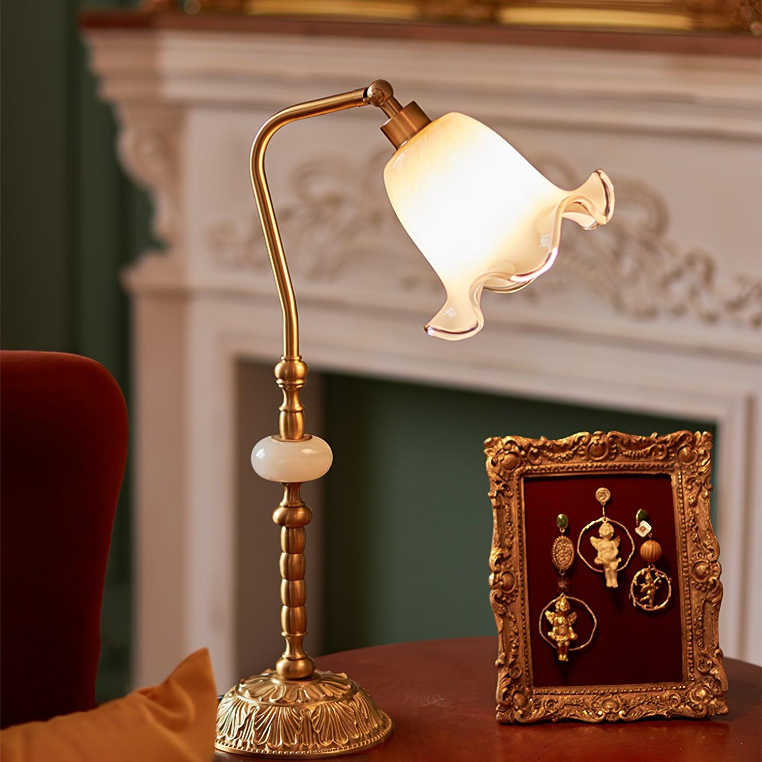 Messing Tafelverlichting met Schakelaar - Christophe