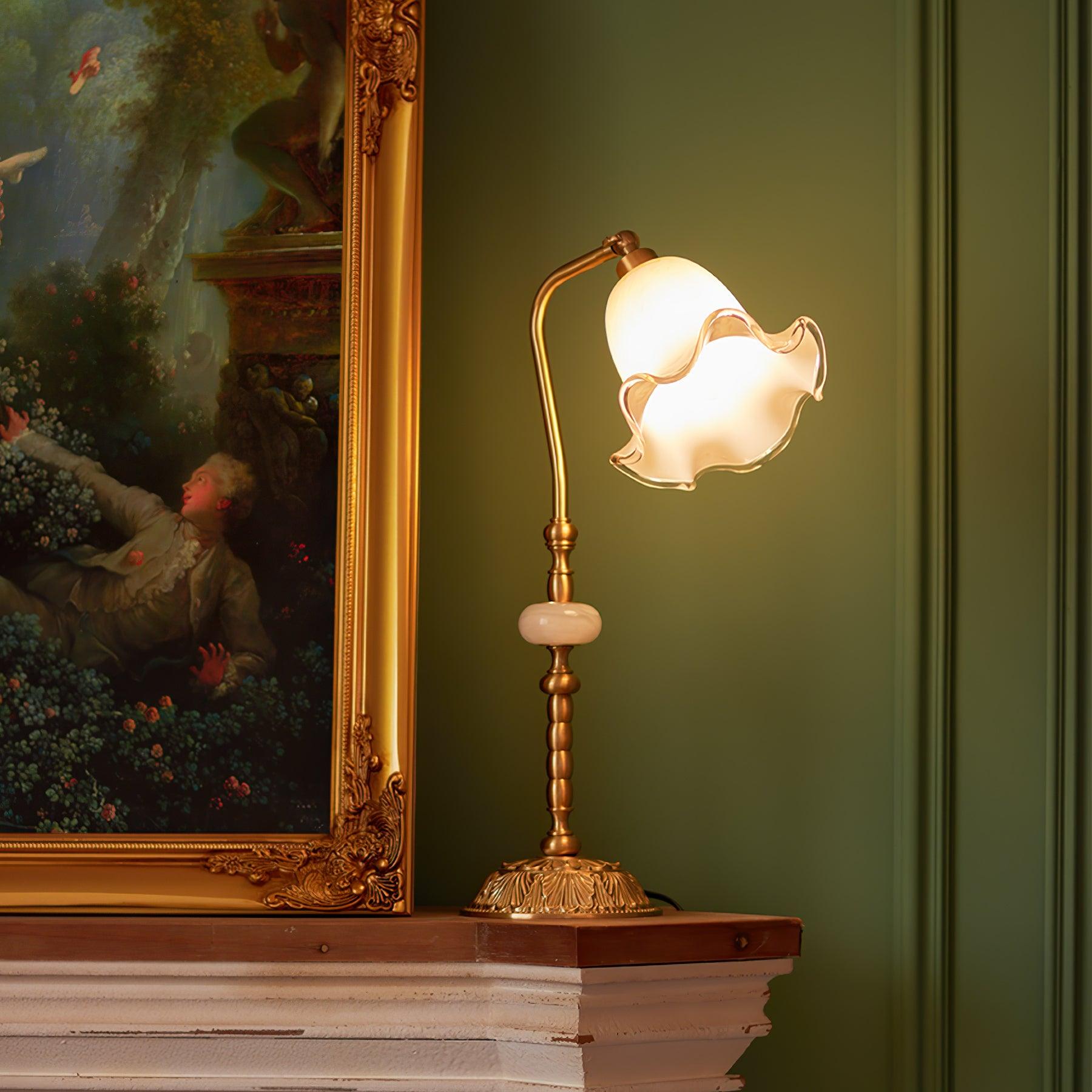 Messing Tafelverlichting met Schakelaar - Christophe