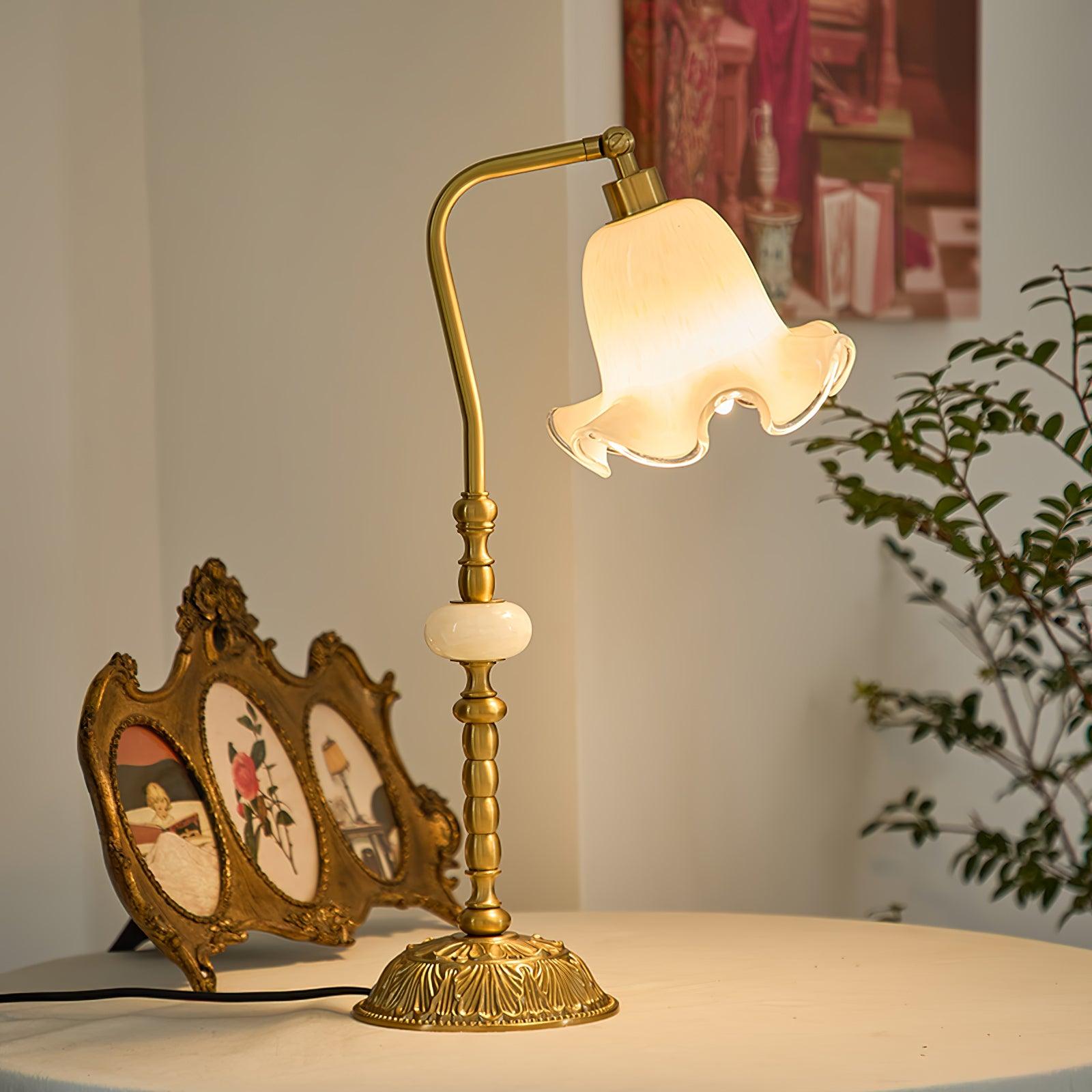 Messing Tafelverlichting met Schakelaar - Christophe