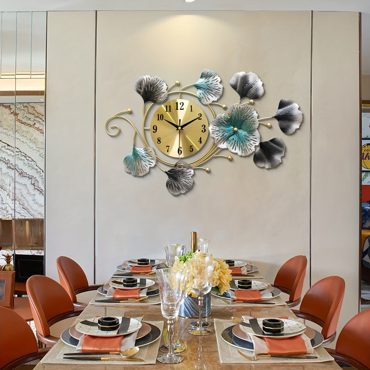 Metalen Wanddecoratie Modern - Edwardian Stijl