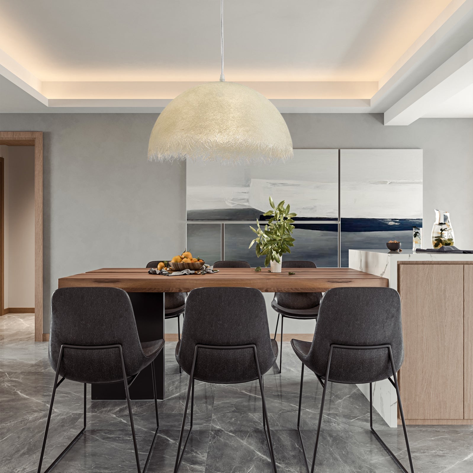 Moderne Hanglamp met Epoxyhars - Jolene Verlichting