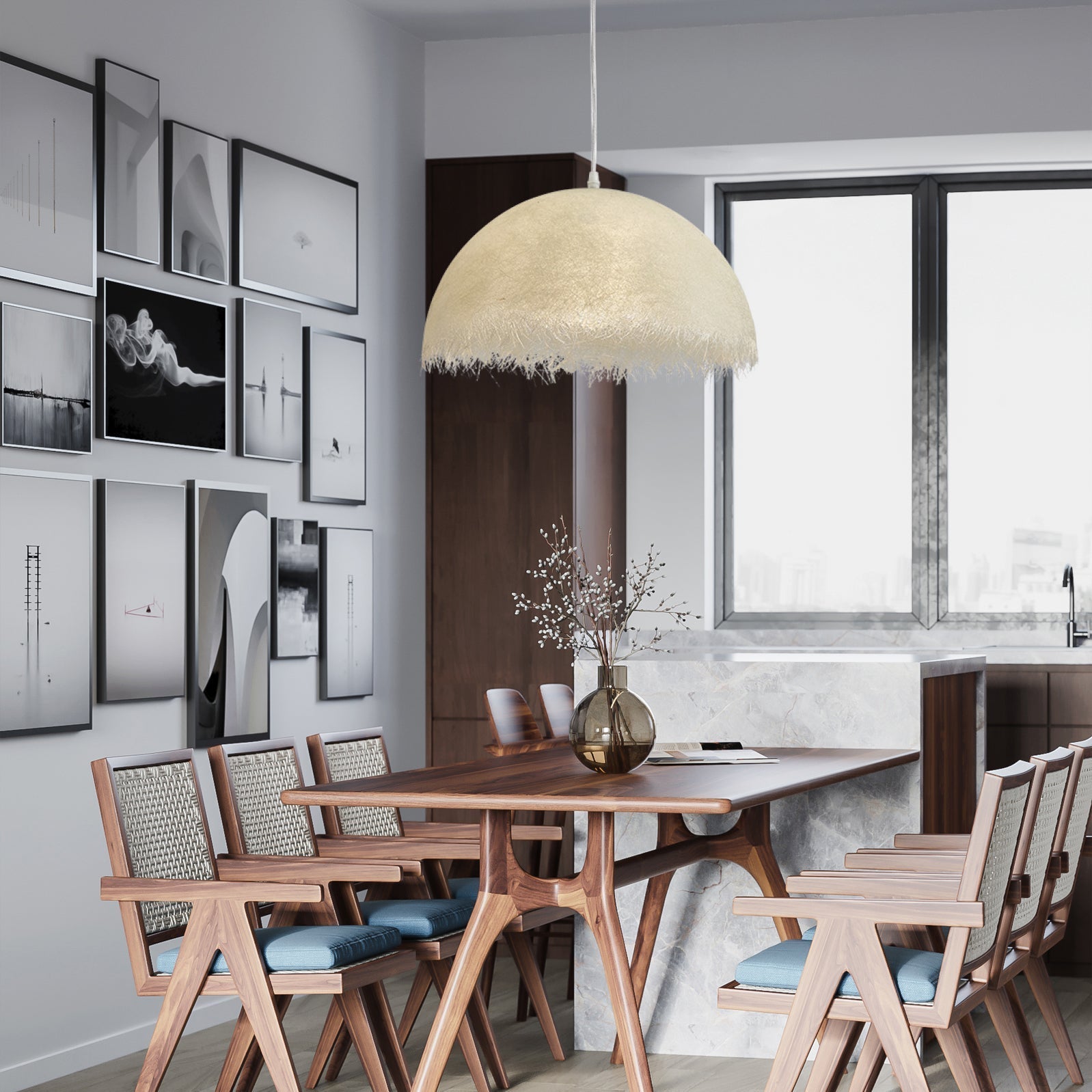 Moderne Hanglamp met Epoxyhars - Jolene Verlichting