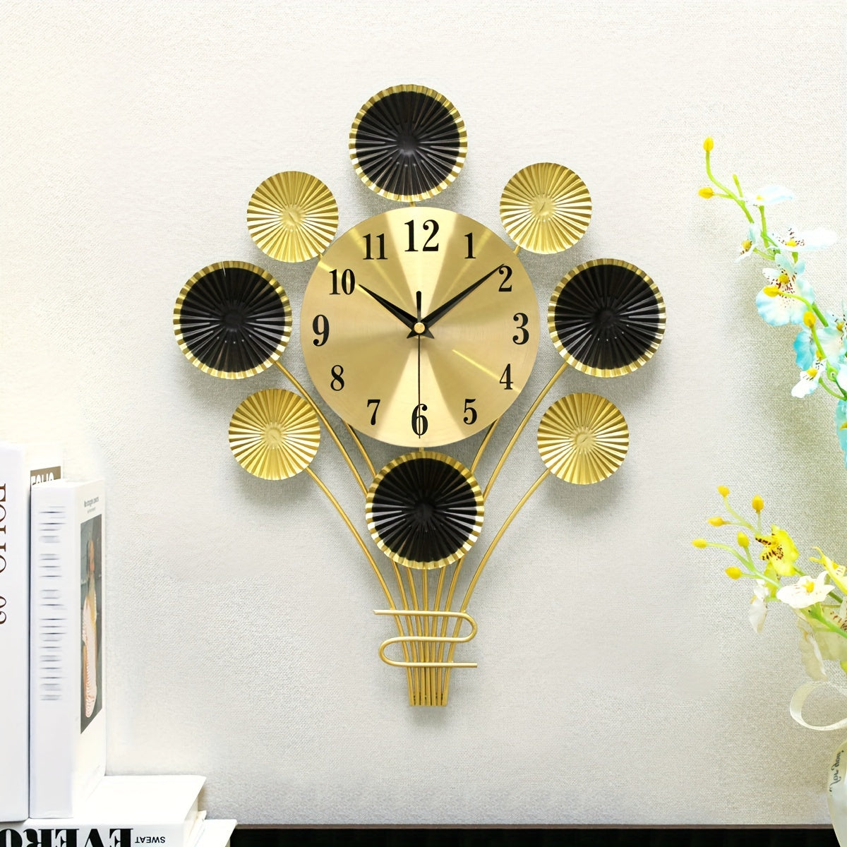 Moderne Stille Wandklok - Uniek Ontwerp Flapper