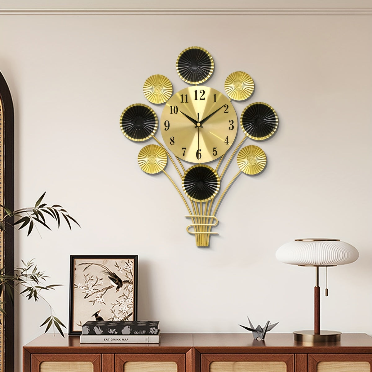 Moderne Stille Wandklok - Uniek Ontwerp Flapper