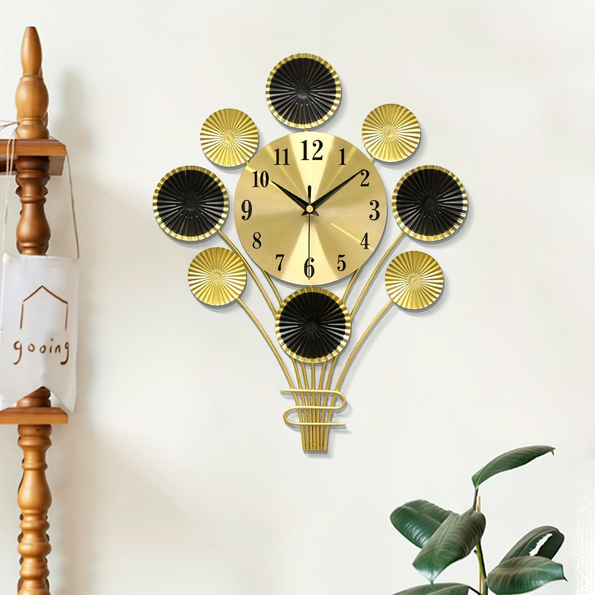 Moderne Stille Wandklok - Uniek Ontwerp Flapper