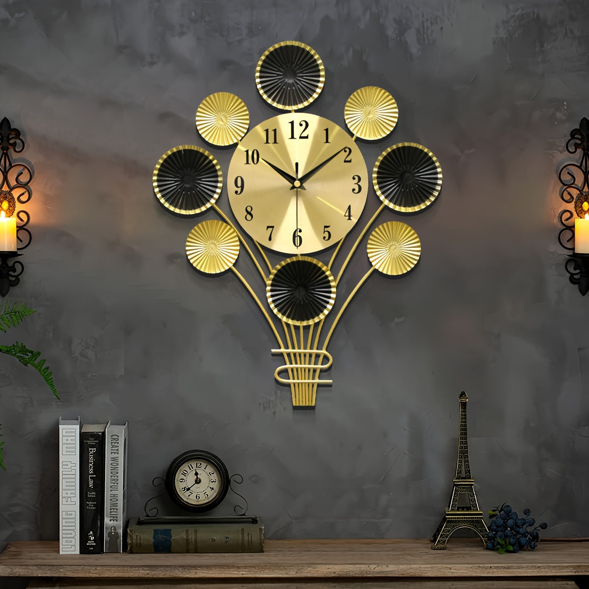 Moderne Stille Wandklok - Uniek Ontwerp Flapper