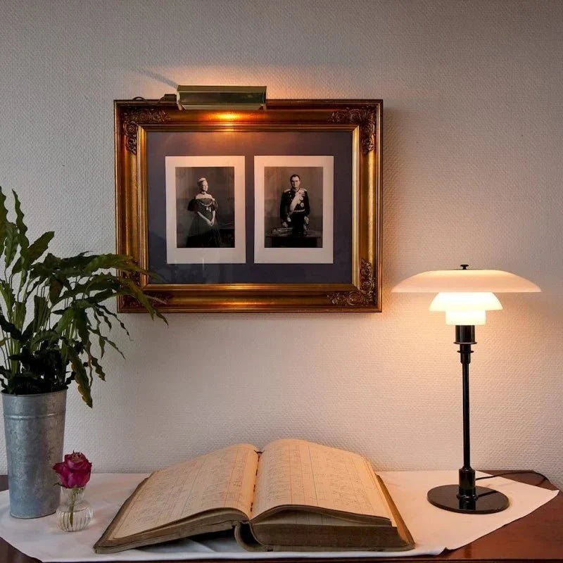 Moderne Tafellamp met Opaalglas - Elegante Verlichting