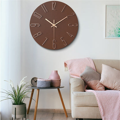 Moderne Wandklok 30 cm Kunststof - Seoul Klok voor Thuis