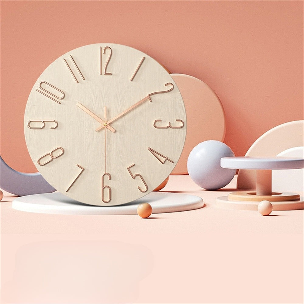 Moderne Wandklok 30 cm Kunststof - Seoul Klok voor Thuis
