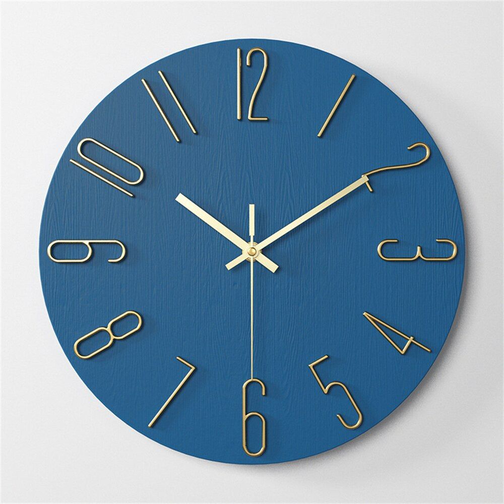 Moderne Wandklok 30 cm Kunststof - Seoul Klok voor Thuis
