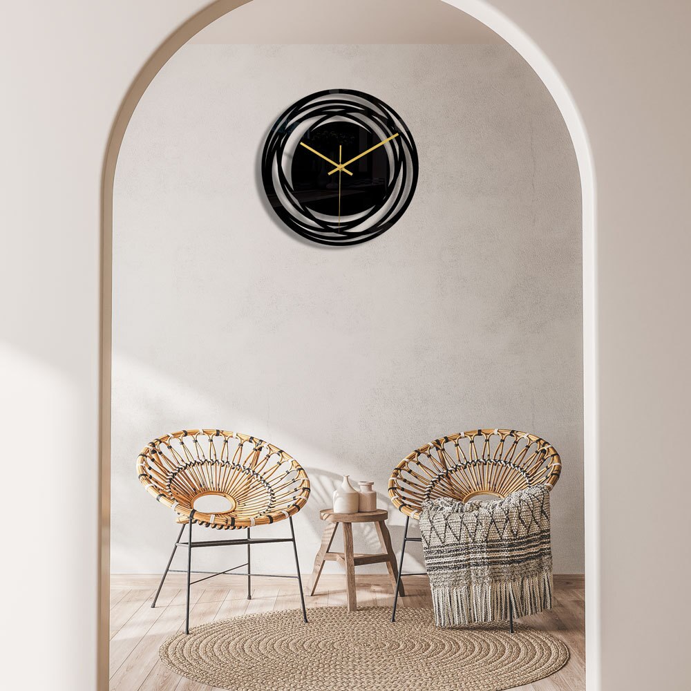 Moderne Wandklok met Elegant Design - Gatsbyesque 30 cm