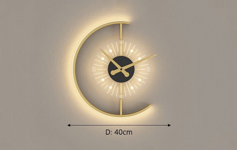Moderne Wandklok met Verlichting - Helsinki Design