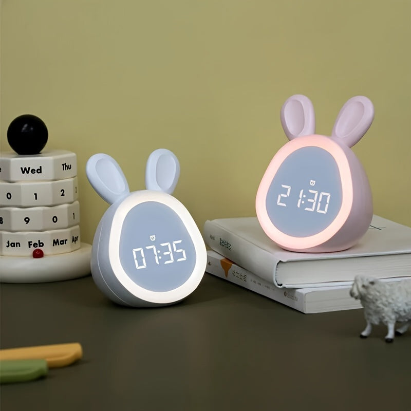Nachtlamp met Wekker USB-oplaadbaar - Fluxion