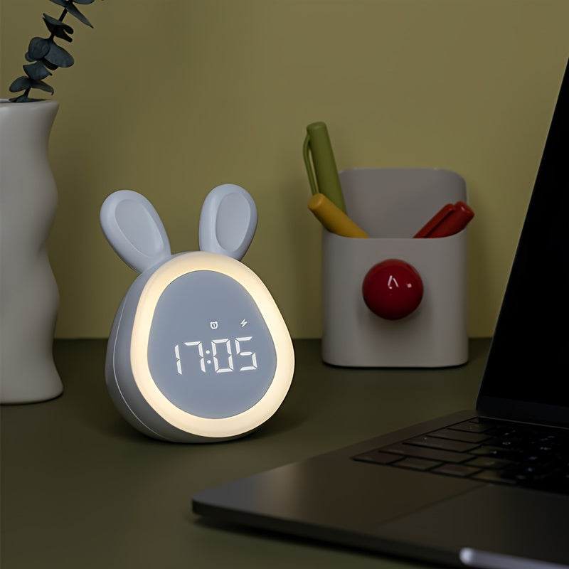 Nachtlamp met Wekker USB-oplaadbaar - Fluxion