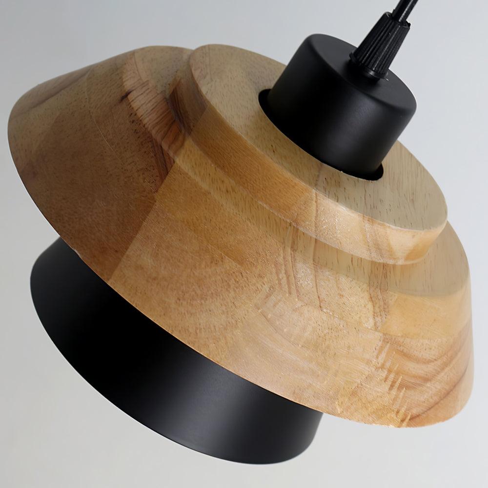 Natuurlijke Houten Hanglamp E27 Fitting - Jan Verlichting
