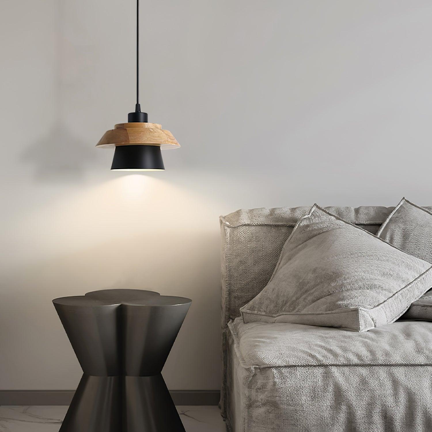 Natuurlijke Houten Hanglamp E27 Fitting - Jan Verlichting