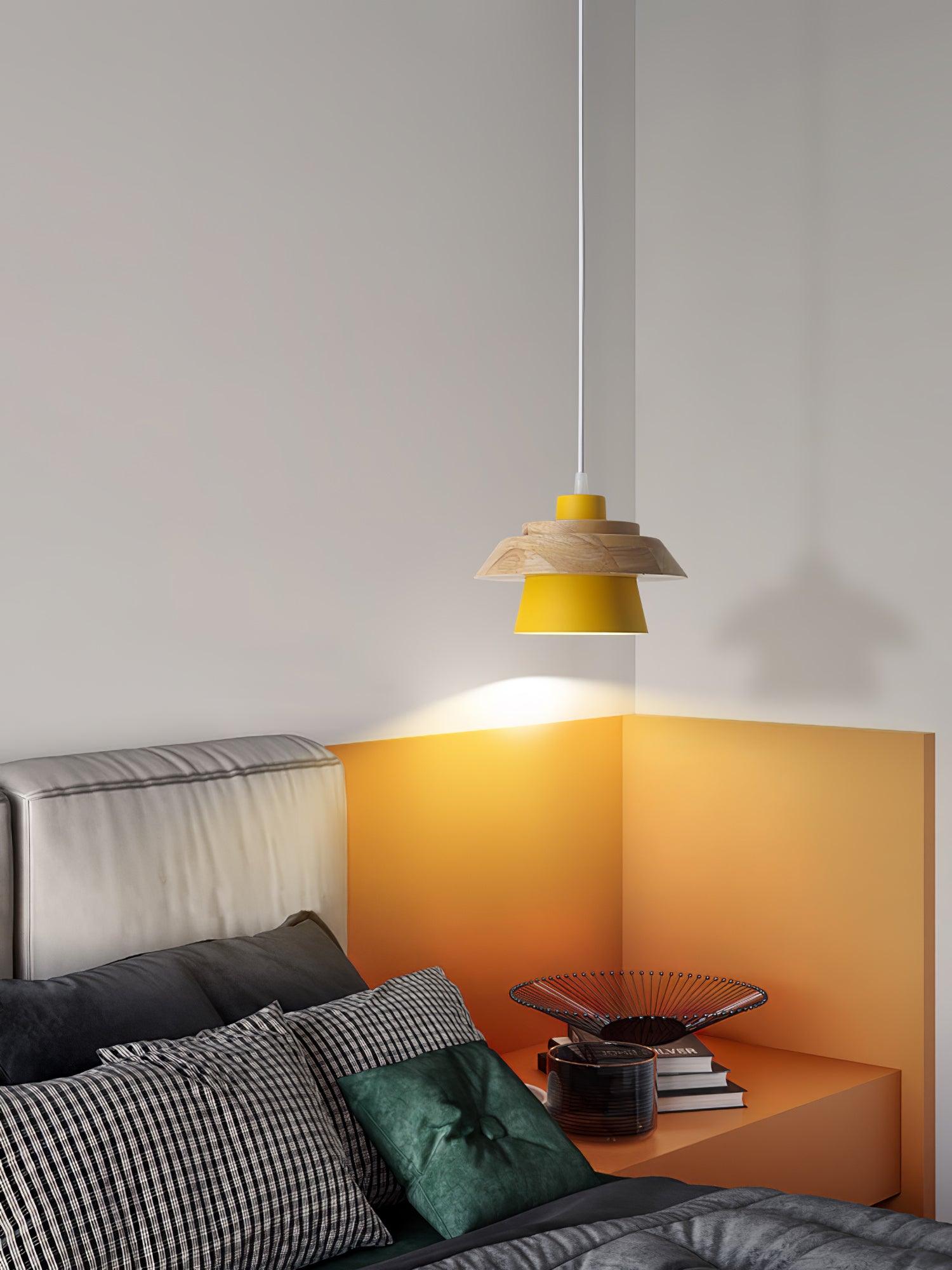Natuurlijke Houten Hanglamp E27 Fitting - Jan Verlichting