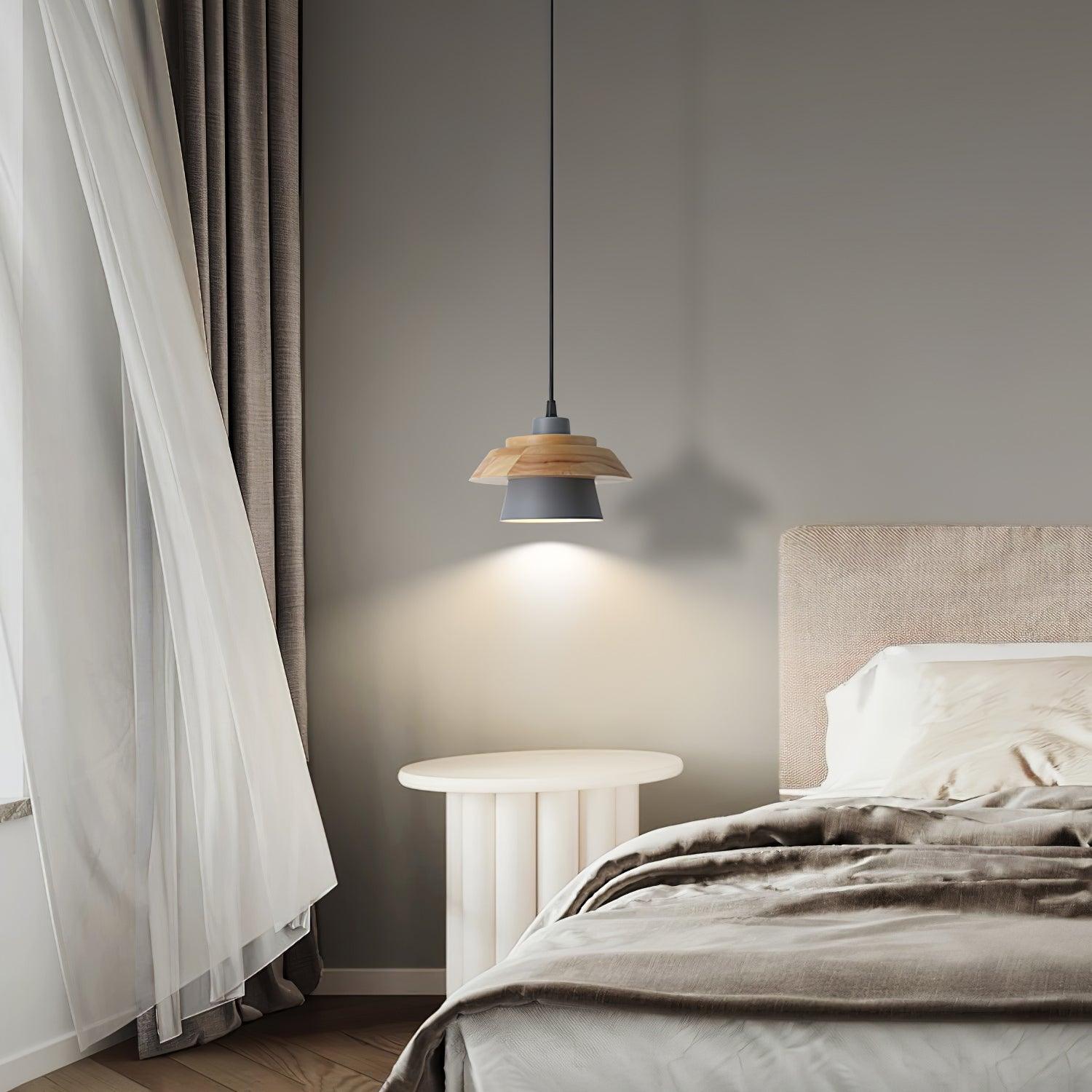 Natuurlijke Houten Hanglamp E27 Fitting - Jan Verlichting