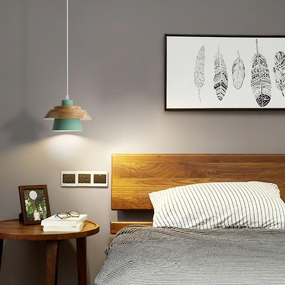 Natuurlijke Houten Hanglamp E27 Fitting - Jan Verlichting