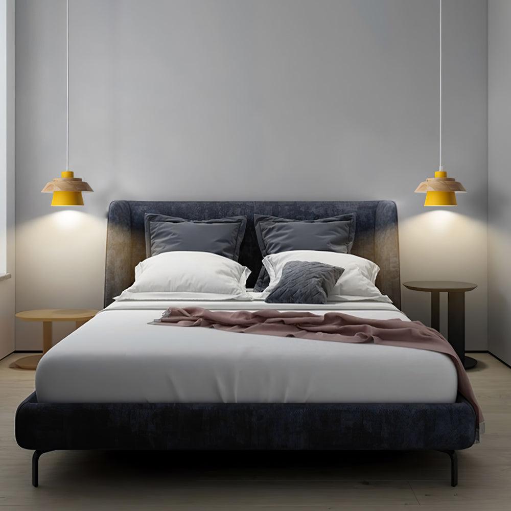 Natuurlijke Houten Hanglamp E27 Fitting - Jan Verlichting