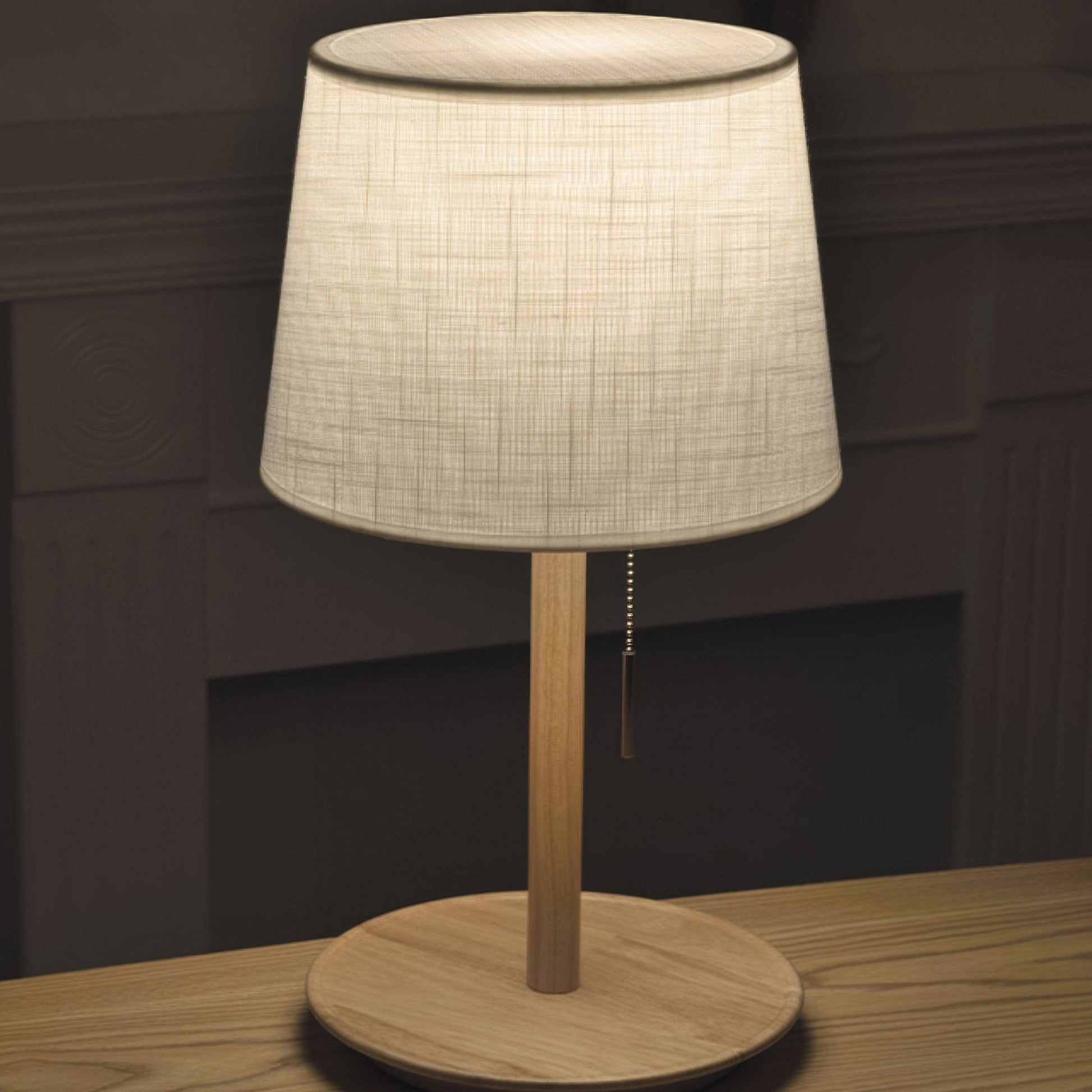 Natuurlijke Houten Stijl Lamp met LED - Cintia Verlichting