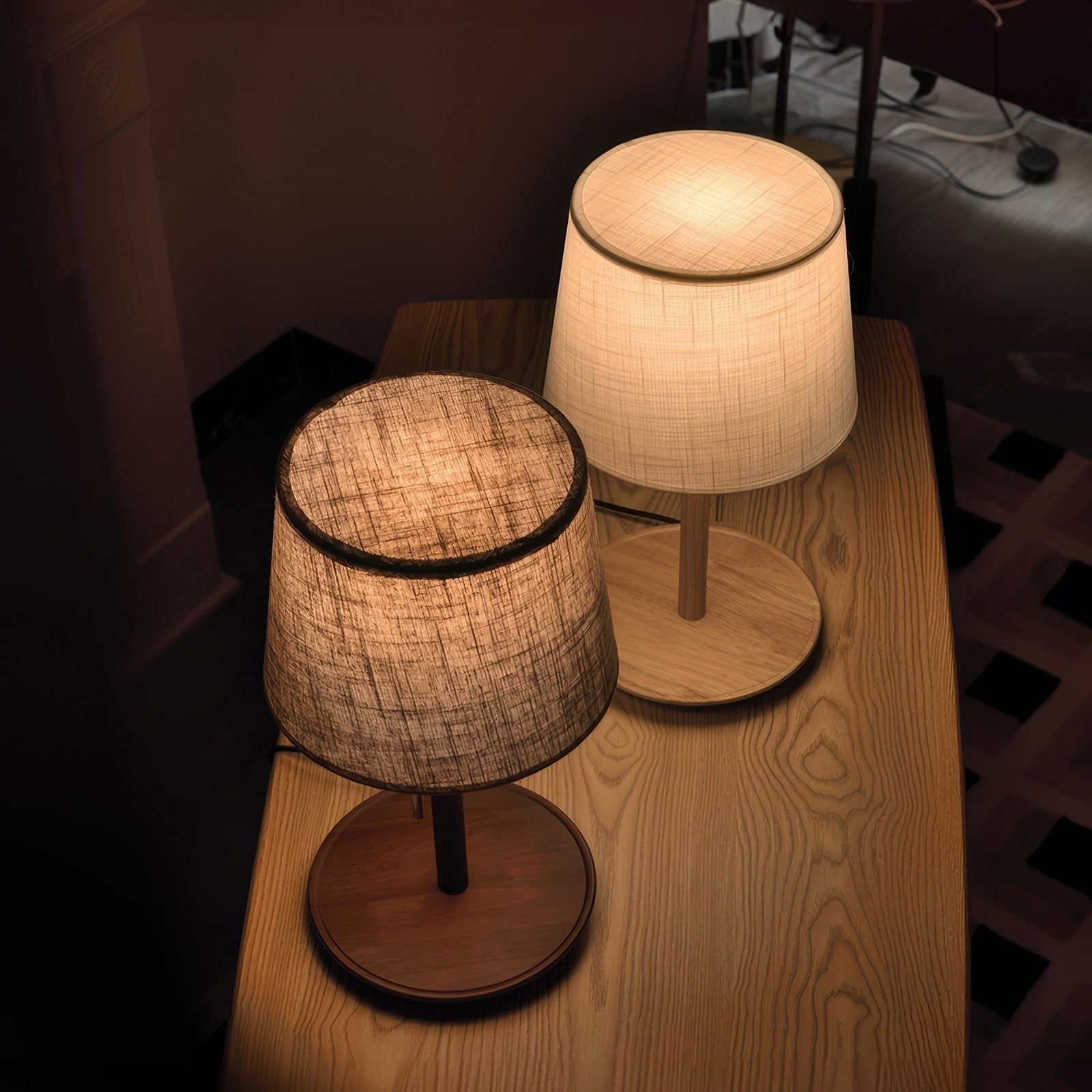 Natuurlijke Houten Stijl Lamp met LED - Cintia Verlichting