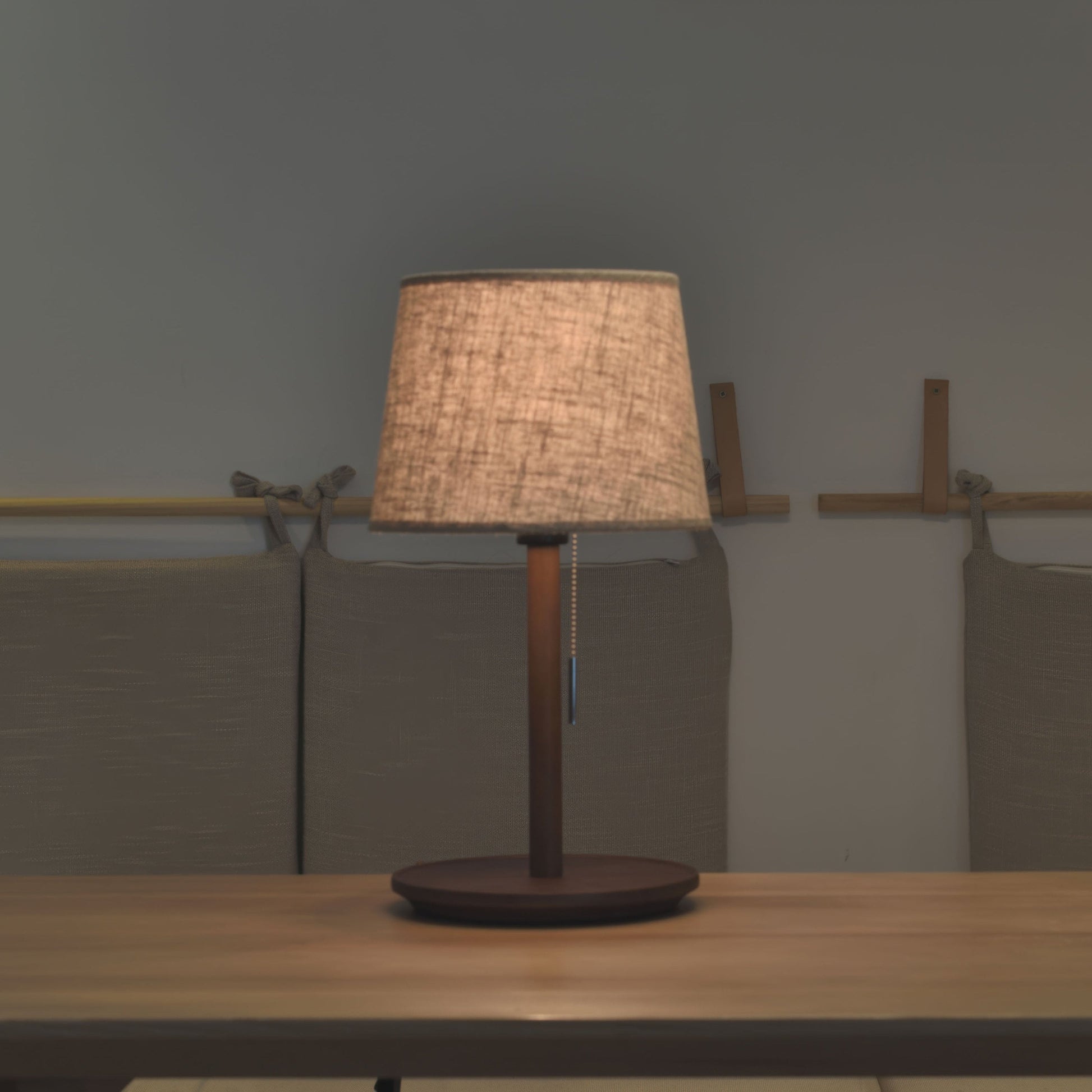 Natuurlijke Houten Stijl Lamp met LED - Cintia Verlichting