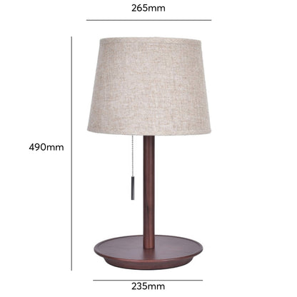 Natuurlijke Houten Stijl Lamp met LED - Cintia Verlichting