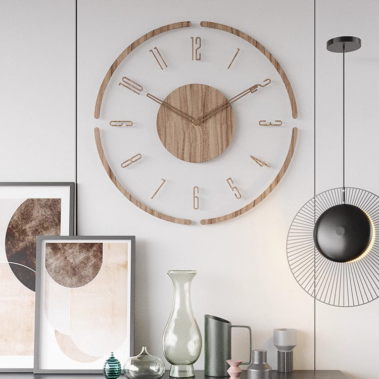 Natuurlijke Houten Wandlamp met LED - Rhombus