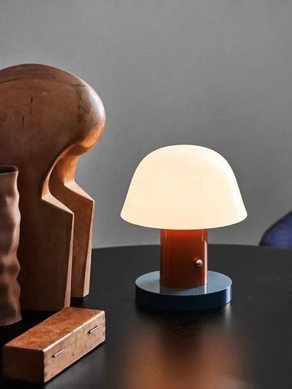 Natuurlijke Tafellamp met Dimmer - Speelse Aurore Verlichting