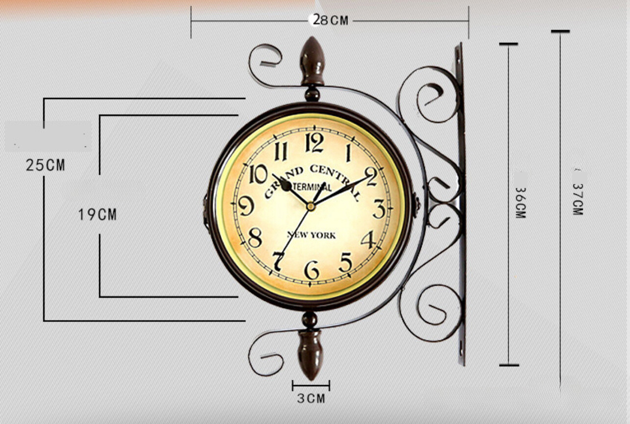 Nostalgische Wandklok met Tijdloos Ontwerp - Victorian Klok