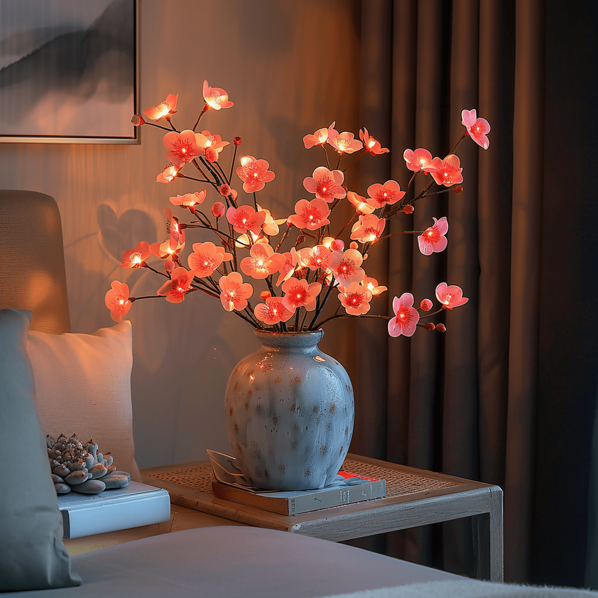 Olijftak LED Verlichting 120 LED's - Alba Sfeerlamp 70 cm