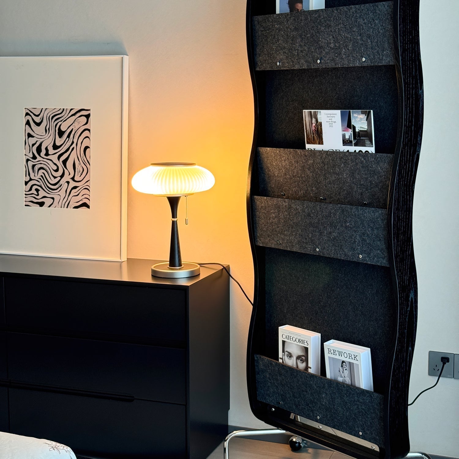 Organische Tafellamp met Luxe Design - Elegante Ruimteverlichting