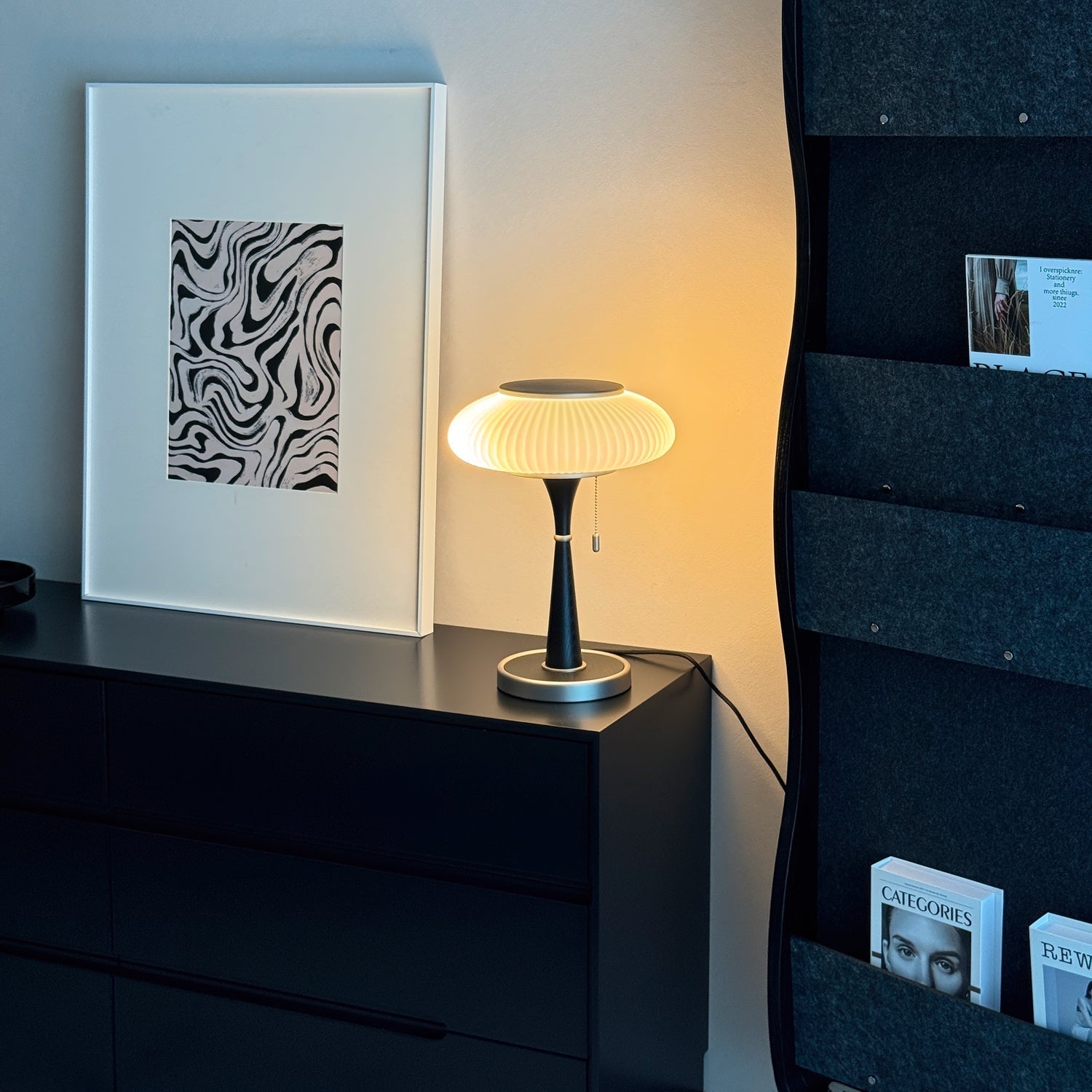 Organische Tafellamp met Luxe Design - Elegante Ruimteverlichting
