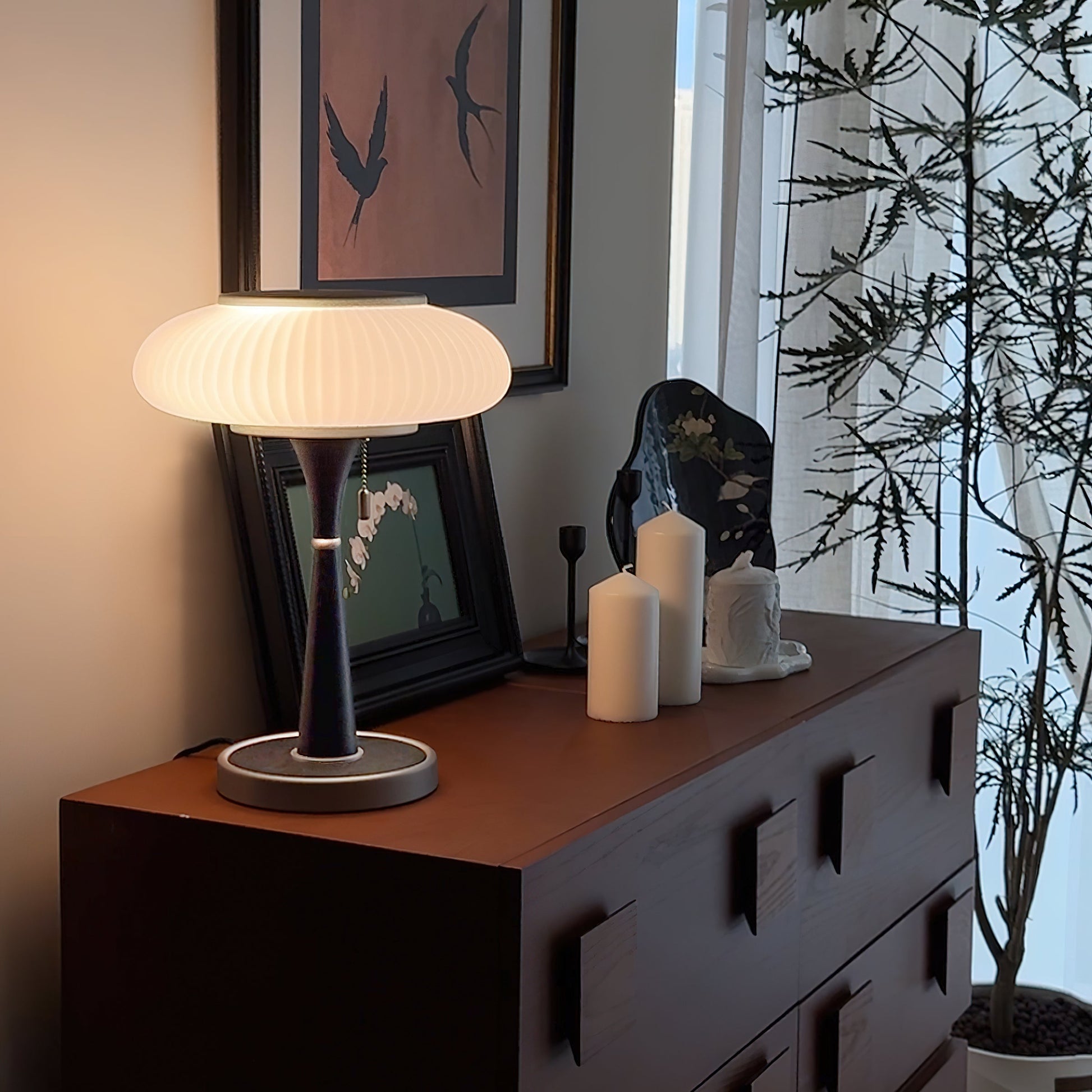 Organische Tafellamp met Luxe Design - Elegante Ruimteverlichting