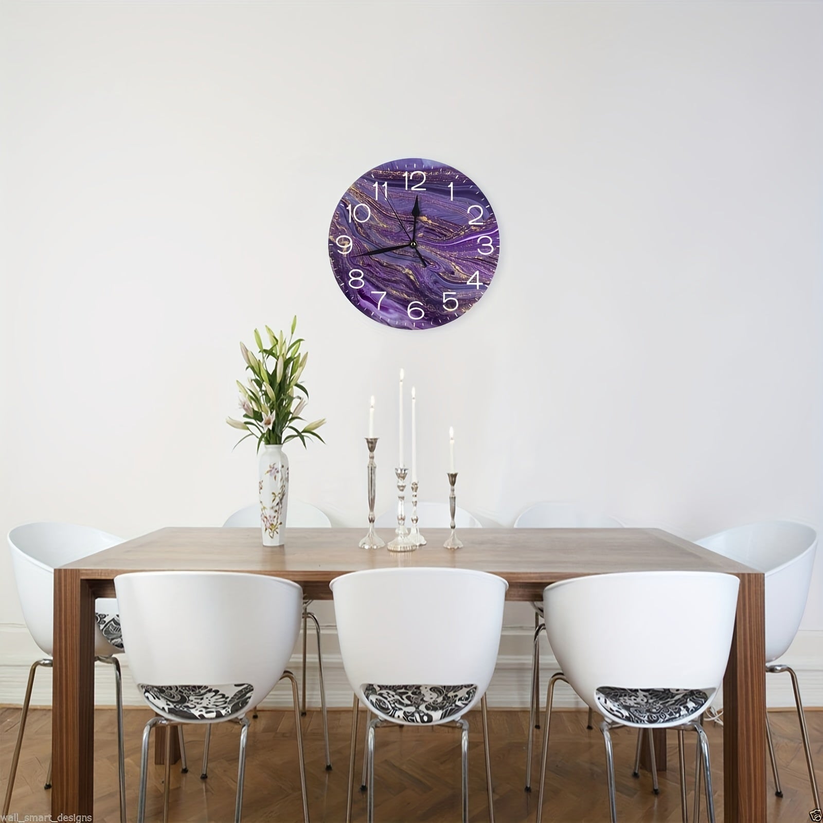 Paarse Wanddecoratie Elegant Ontwerp - Copenhagen Elegantie