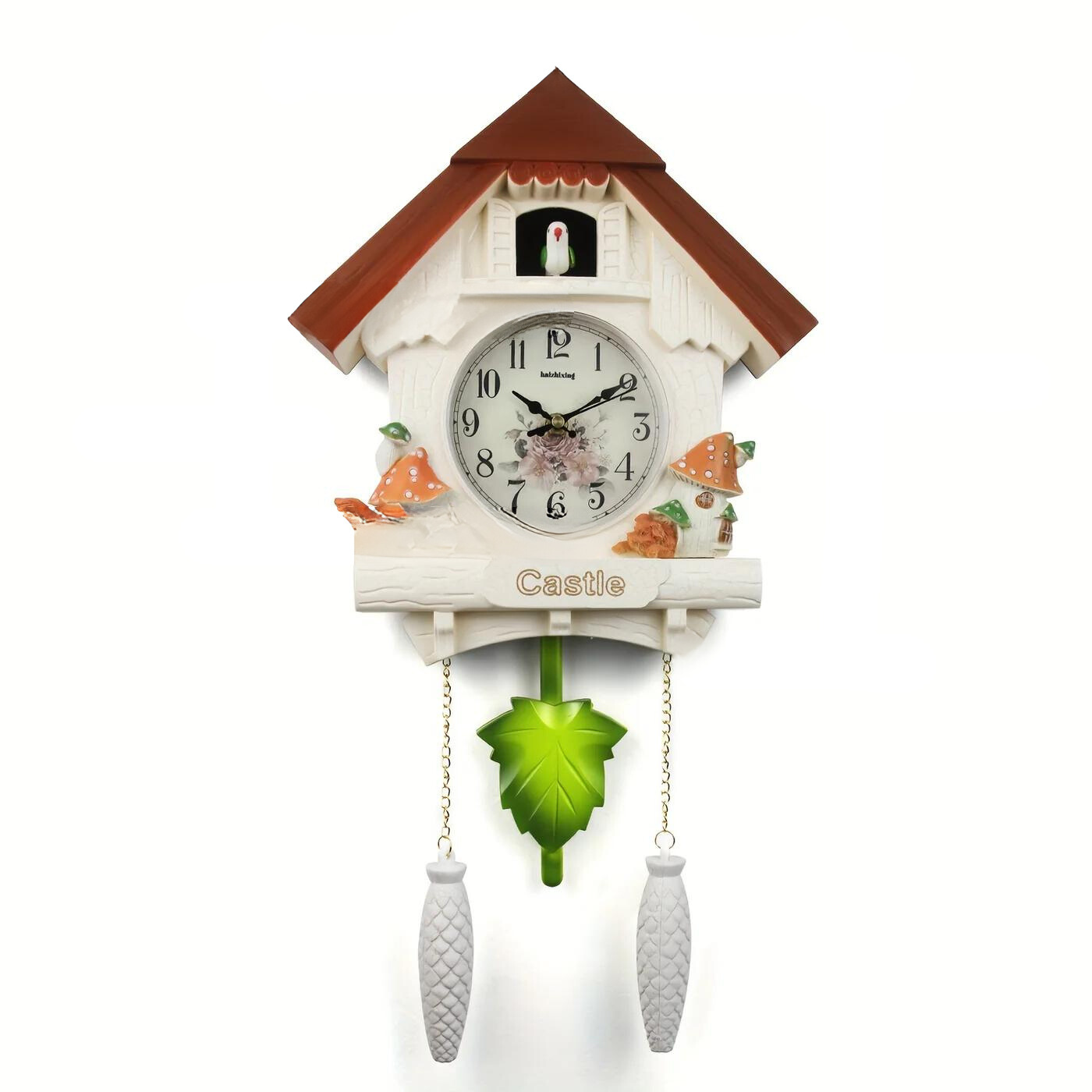 Pendulum Klok met Automatisch Alarm - Stijlvolle Vogelhuisje Edison
