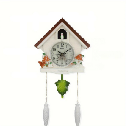 Pendulum Klok met Automatisch Alarm - Stijlvolle Vogelhuisje Edison