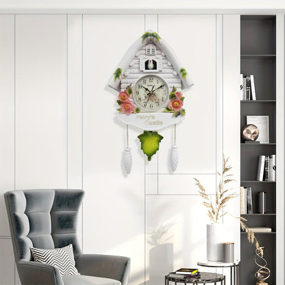 Pendulum Klok met Automatisch Alarm - Stijlvolle Vogelhuisje Edison