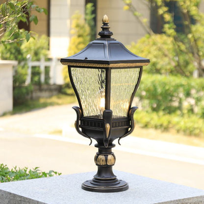 Psychedelische Buitenlantaarn met Zuilverlichting - Elegantie