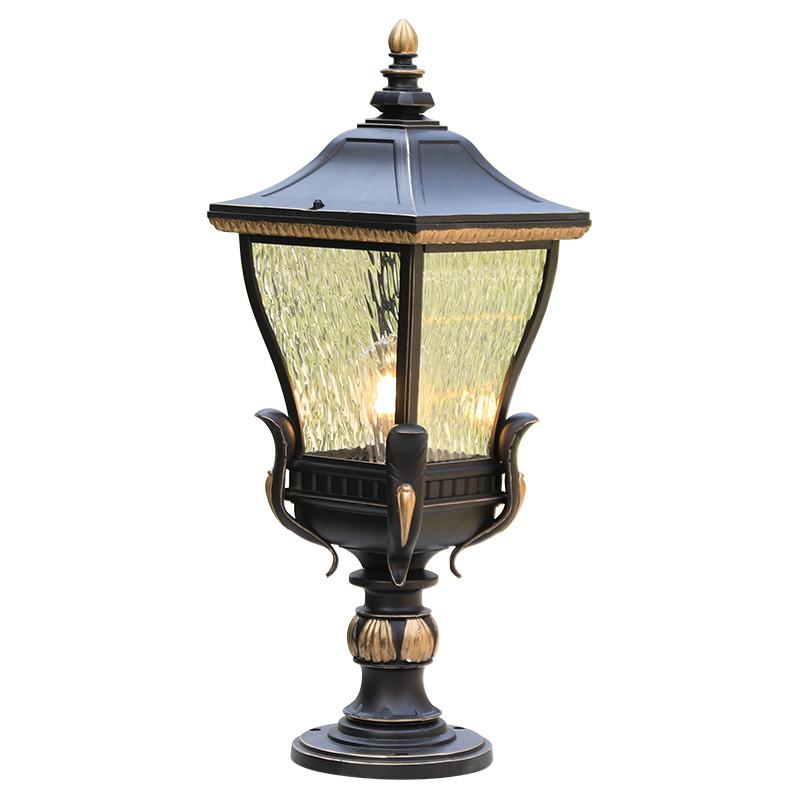 Psychedelische Buitenlantaarn met Zuilverlichting - Elegantie
