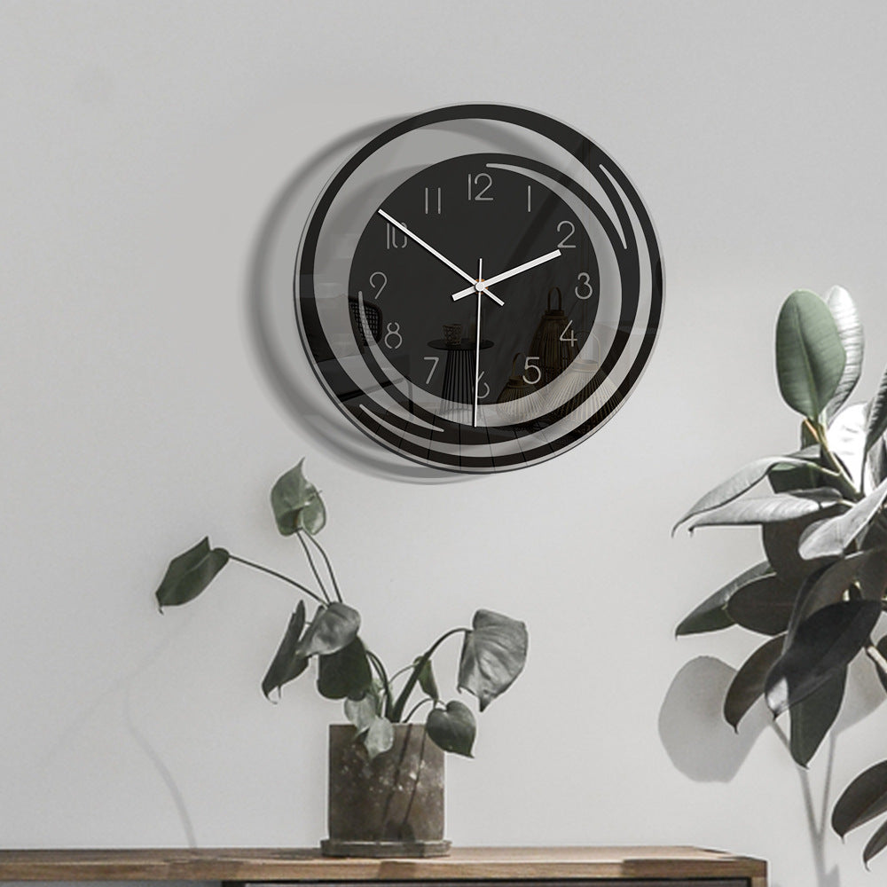 Stille Wandklok Acryl - Stijlvol Design Seattle