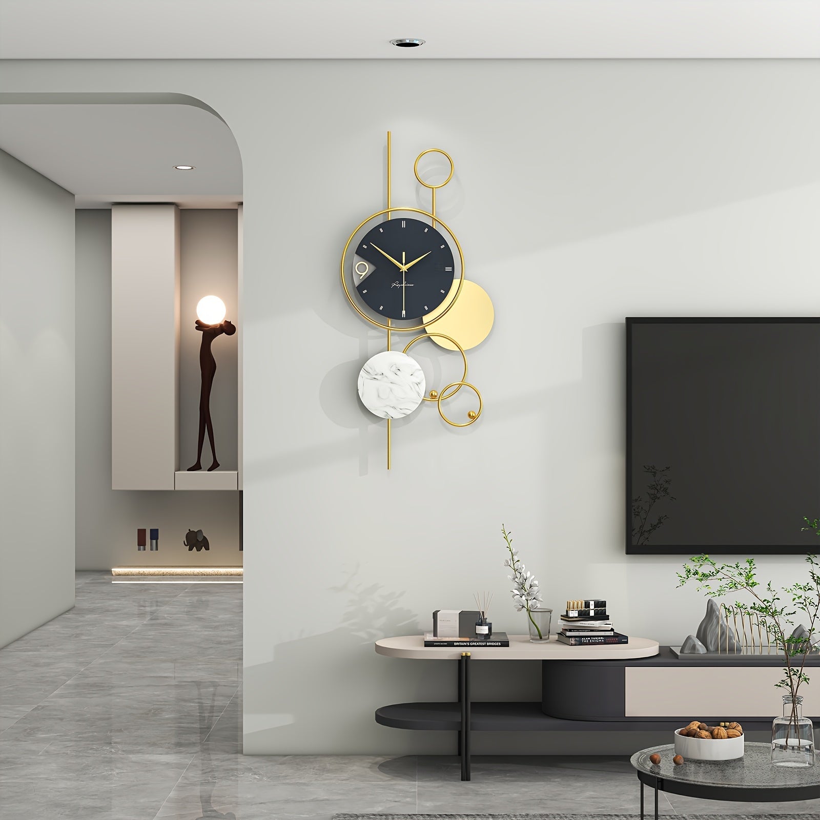 Stille Wandklok Uniek Ontwerp - Fifties Moderne Klok