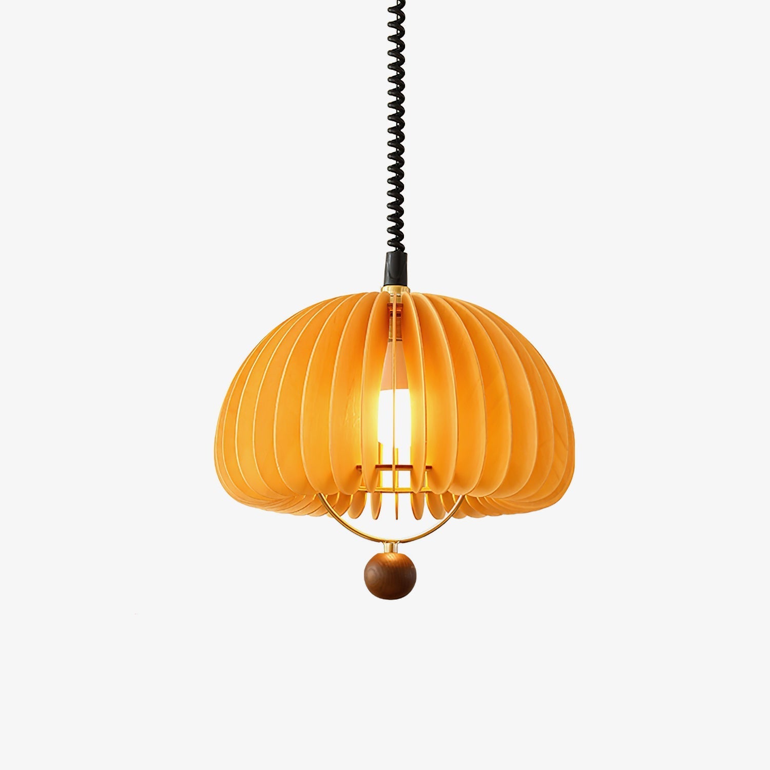 Verstelbare Hanglamp Metaal Hout - Jules Nostalgische Lamp